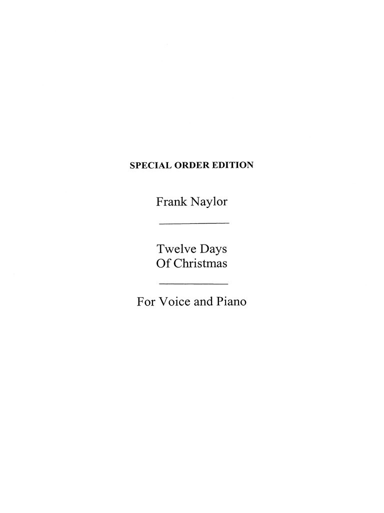 Twelve Days Of Christmas (Naylor)